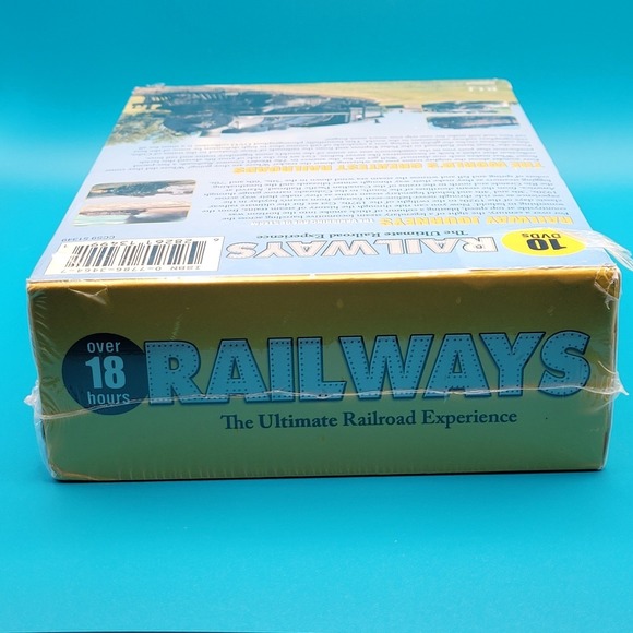 Railways The Ultimate Railroad Experience NEW SEALED (10 DVD Set) Over 18 Hours - Picture 6 of 8